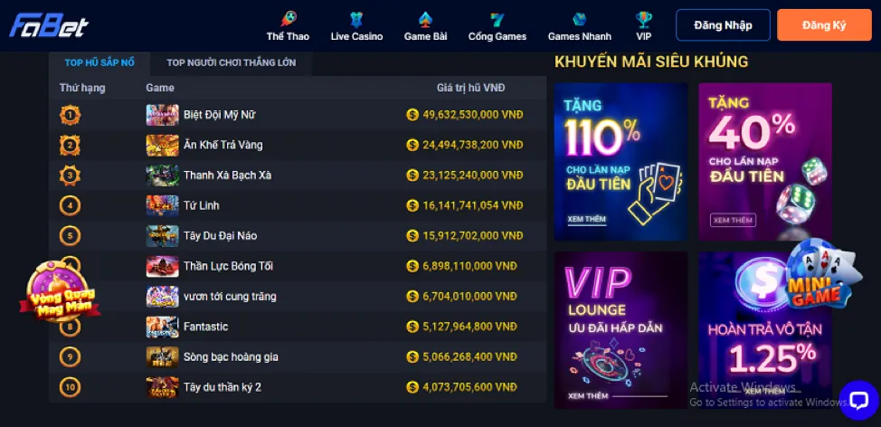 Cơ hội trúng Jackpot lớn tại s888 code